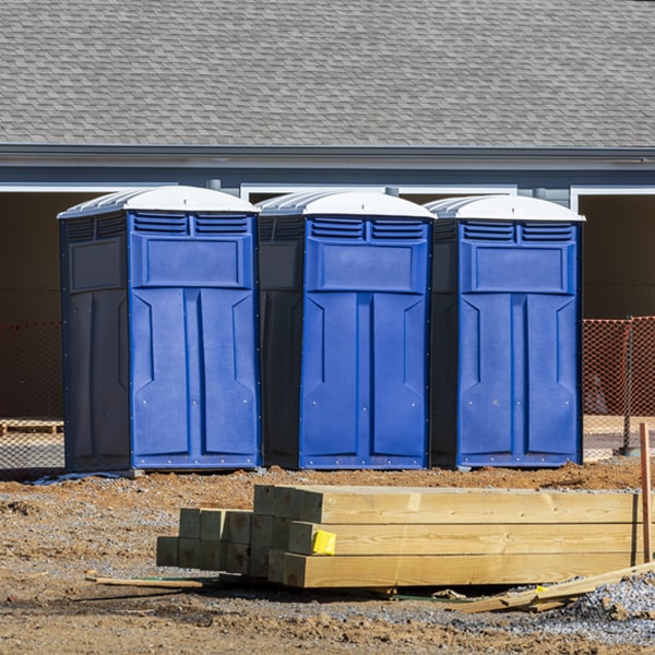 are there any restrictions on where i can place the portable toilets during my rental period in Montrose Minnesota